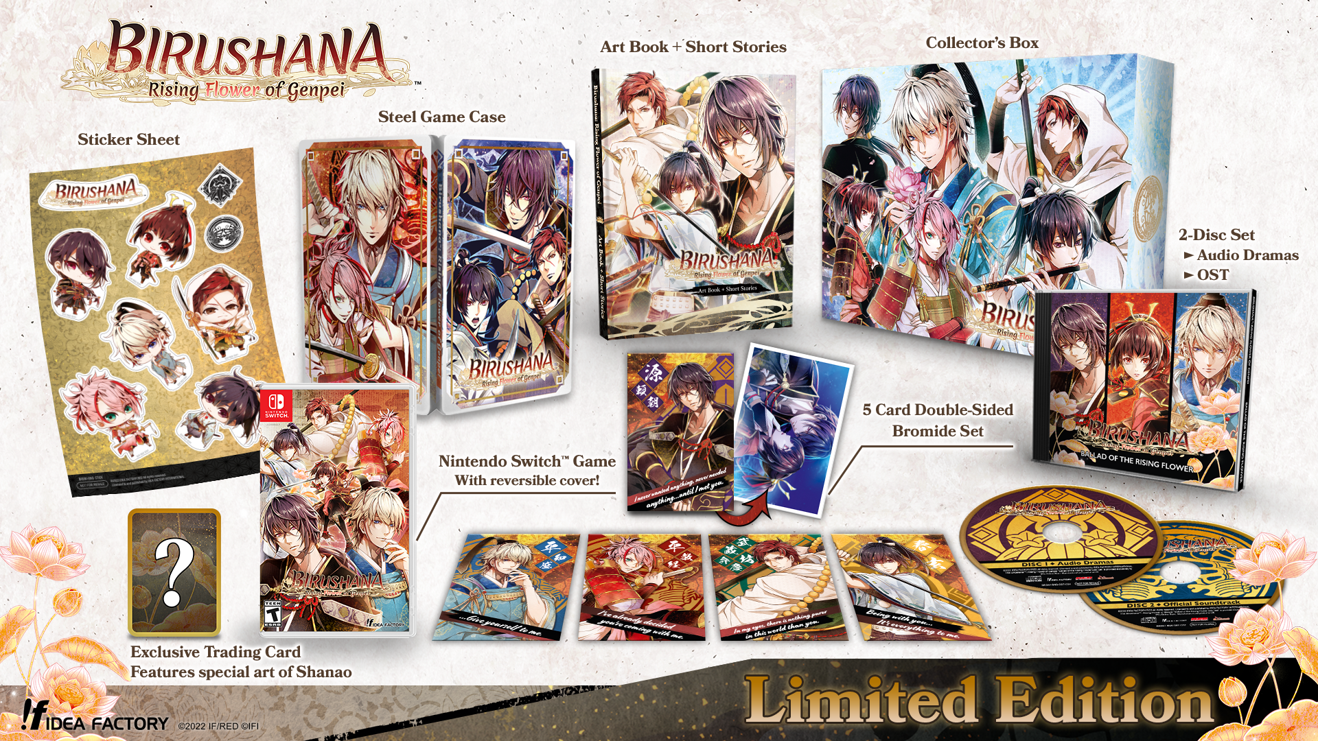 Birushana: Rising Flower of Genpei Limited Edition -SOLD OUT