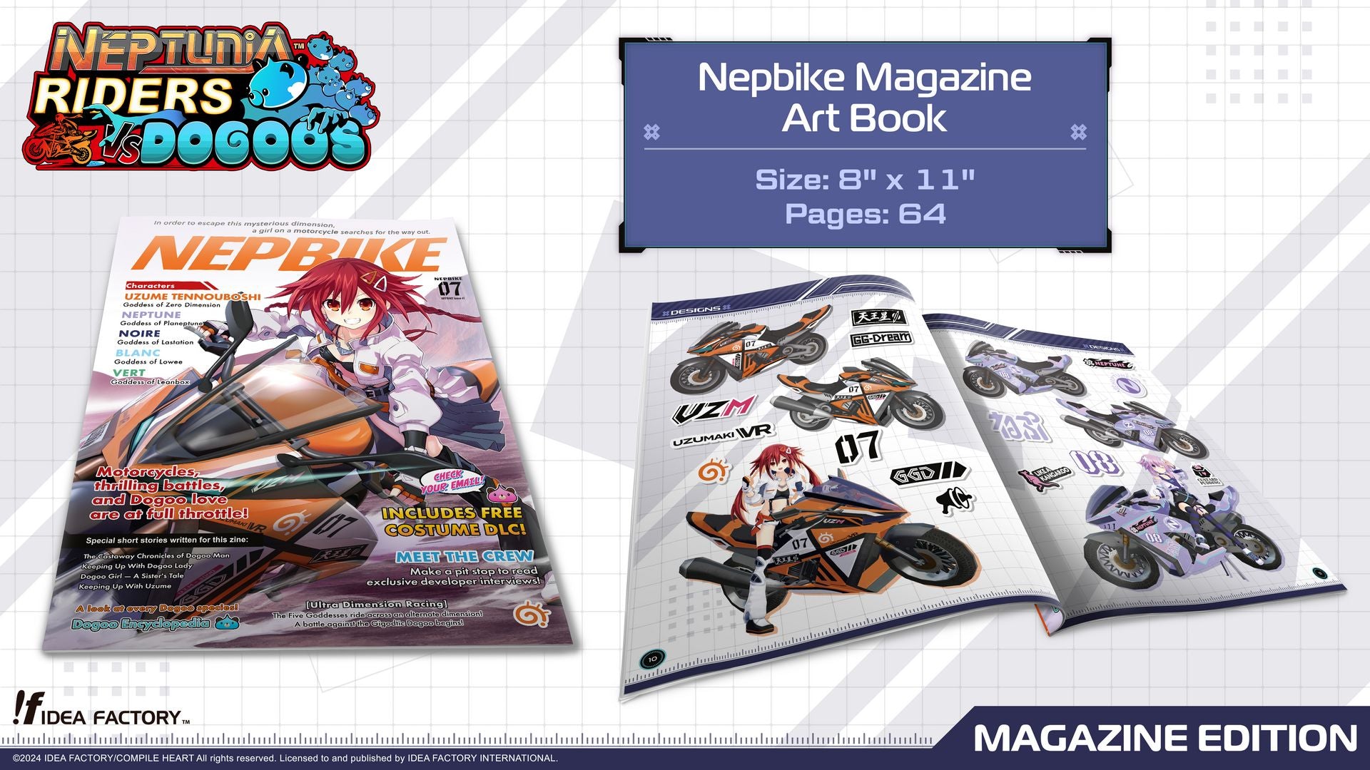 Neptunia Riders VS Dogoos Magazine Edition