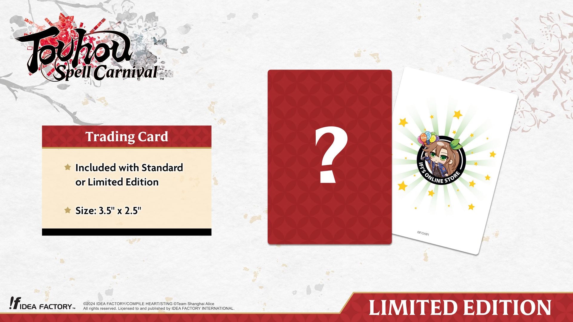 Touhou Spell Carnival Limited Edition