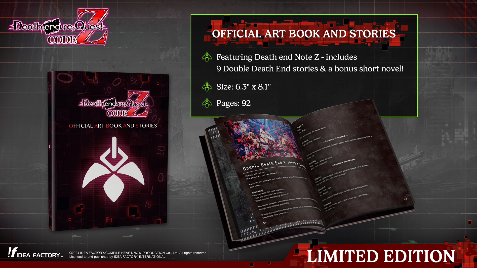 death ART/Yuリクエスト注文 3点 Death end re;Quest: Code Z Limited Edition - IFI's Online Store