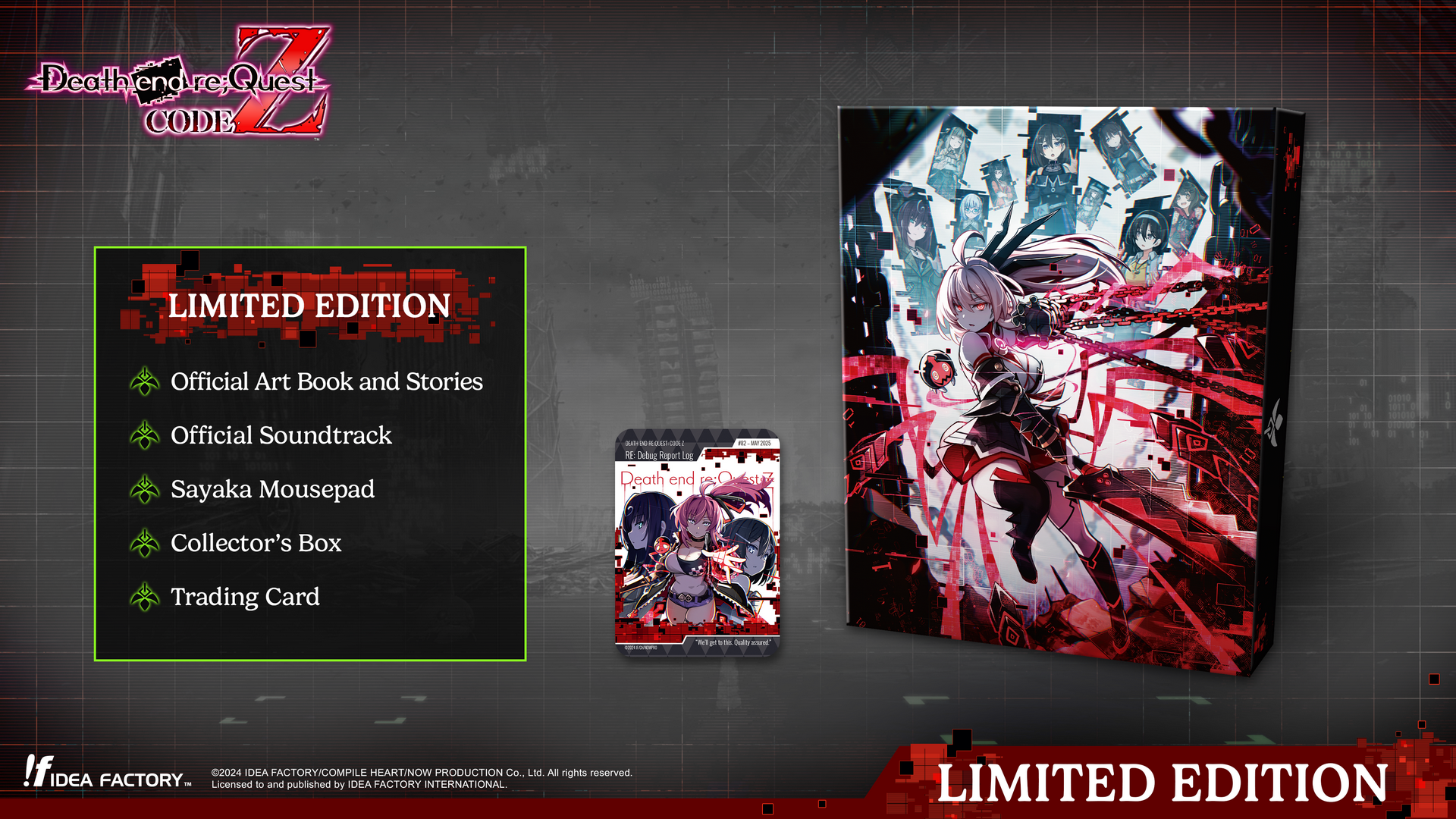 Death end re;Quest: Code Z Limited Edition - IFI's Online Store Death end re;Quest: Code Z Limited Edition - IFI's Online Store