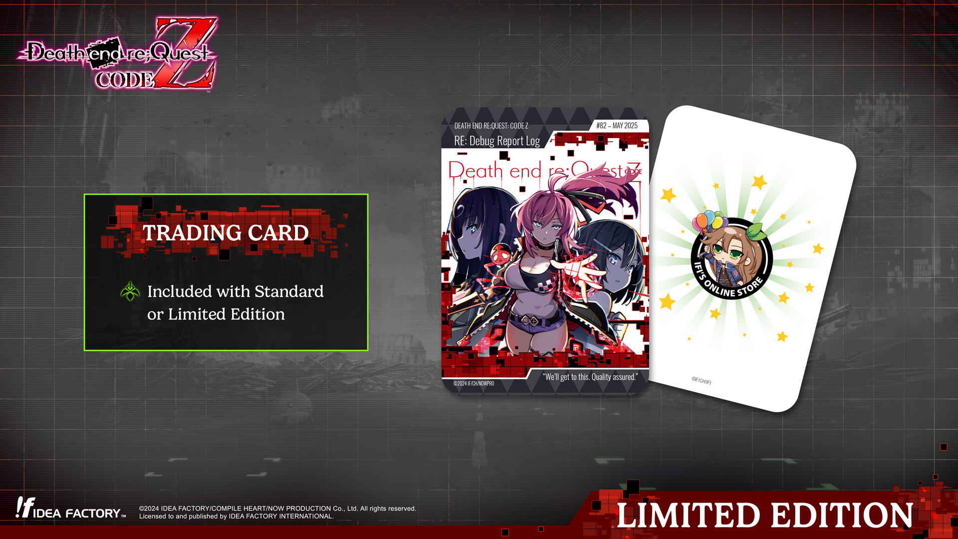 Death end re;Quest: Code Z Limited Edition - IFI's Online Store Death end re;Quest: Code Z Limited Edition - IFI's Online Store