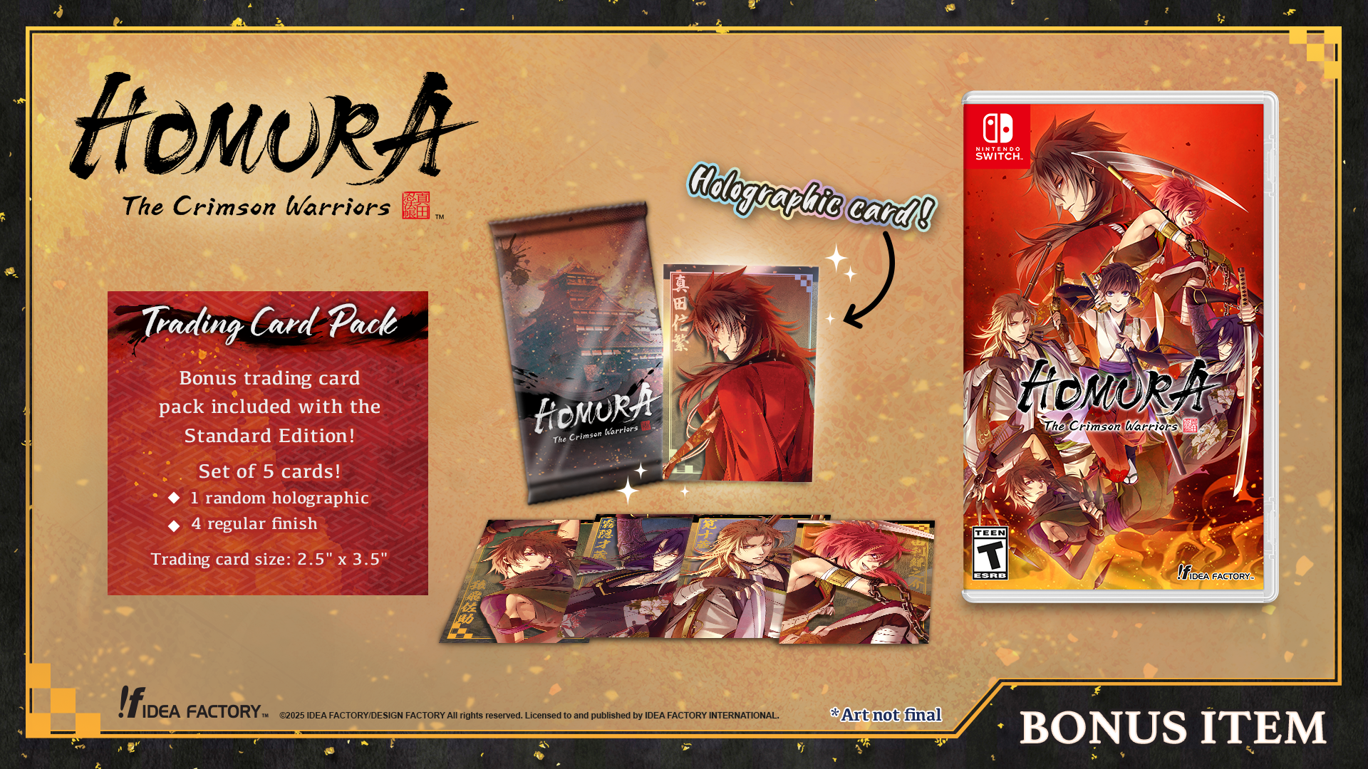 Homura: The Crimson Warriors Standard Edition - IFI's Online Store