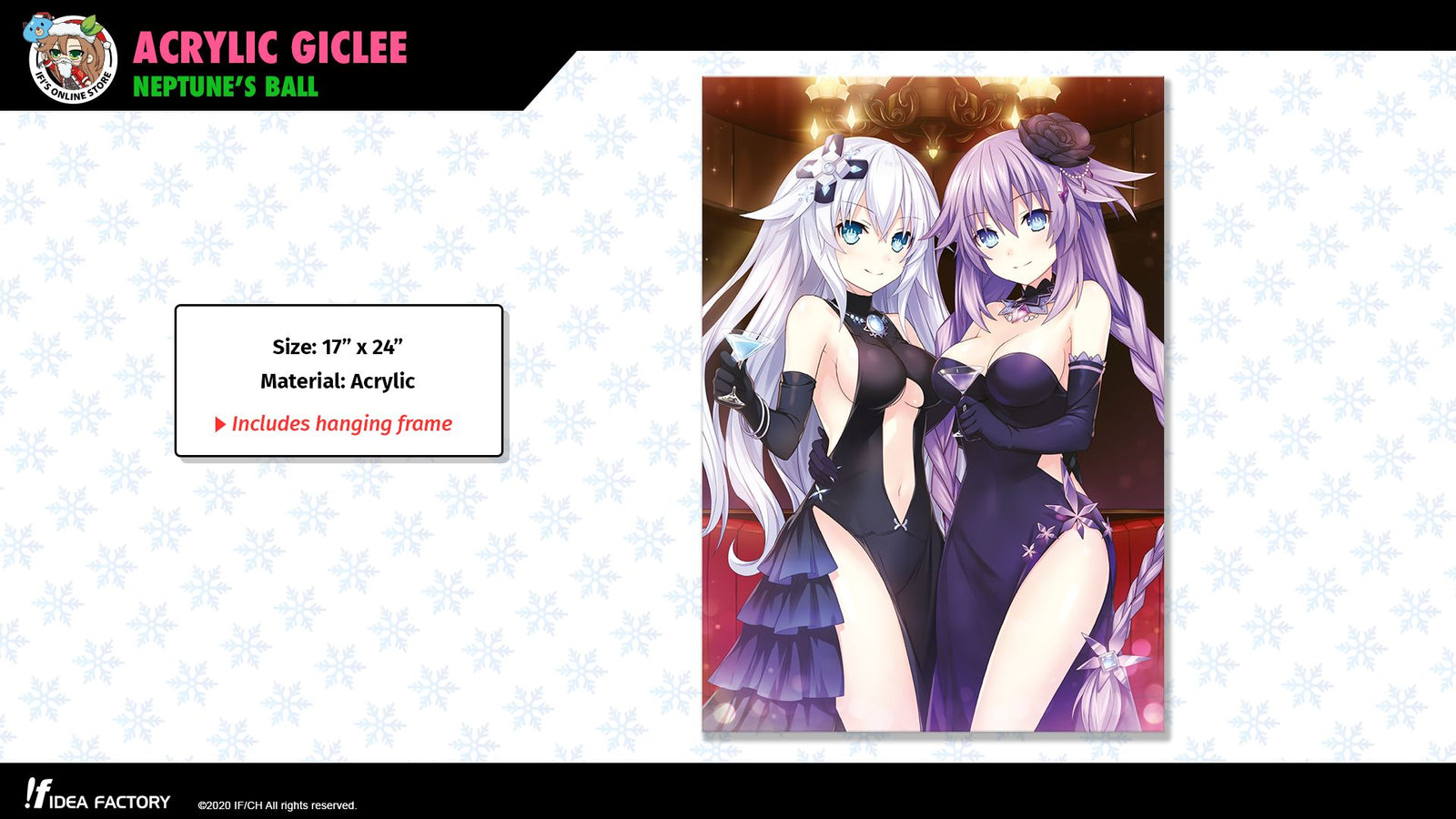 Neptune's Ball Acrylic Giclee