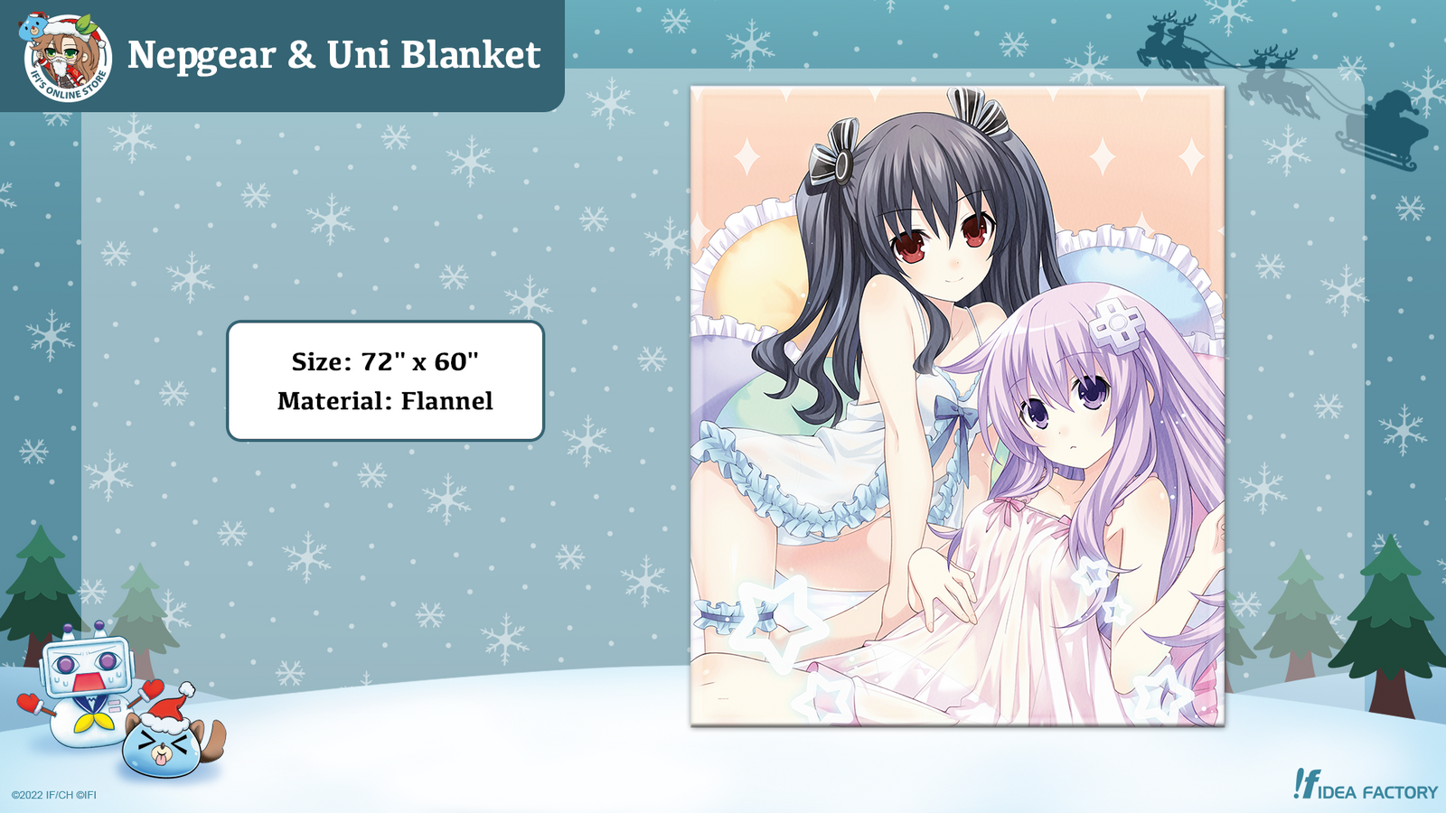 Nepgear and Uni Blanket
