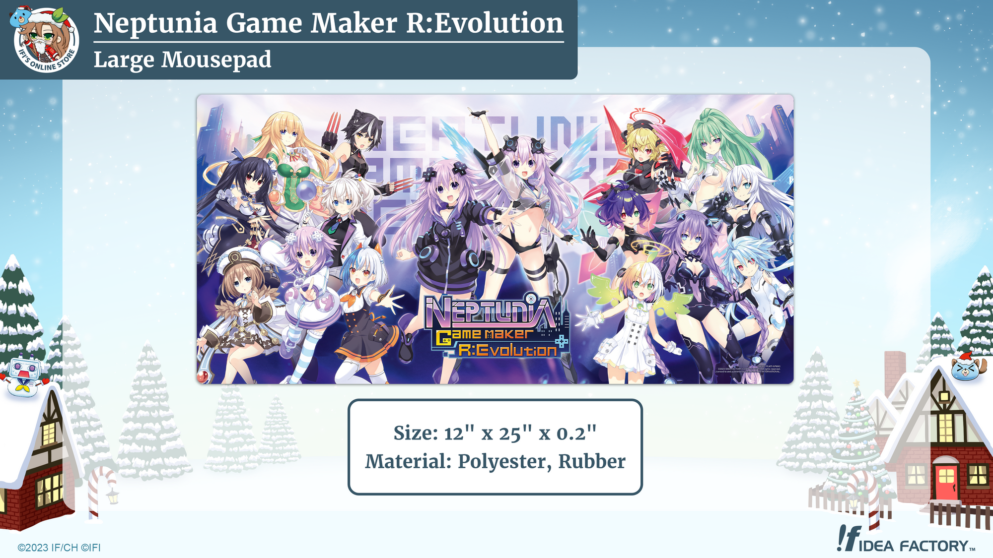 Neptunia Game Maker R:Evolution Large Mousepad