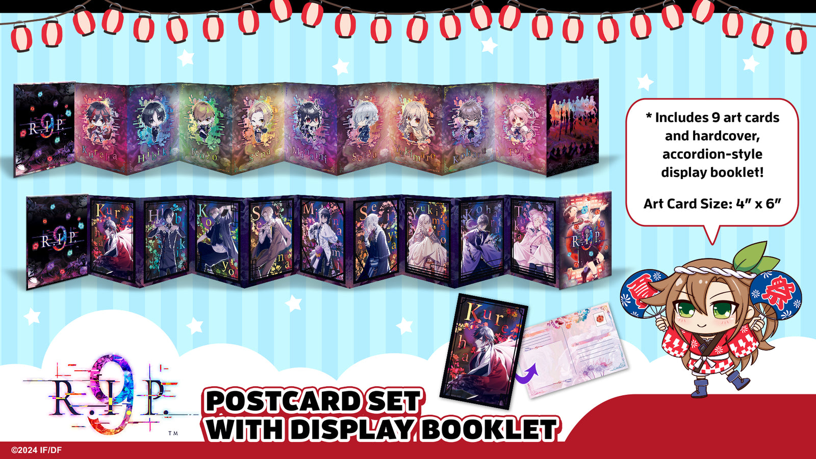 9 R.I.P. Postcard Set