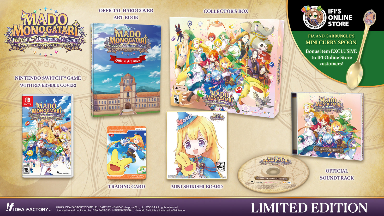 MADO MONOGATARI: Fia and the Wondrous Academy Limited Edition