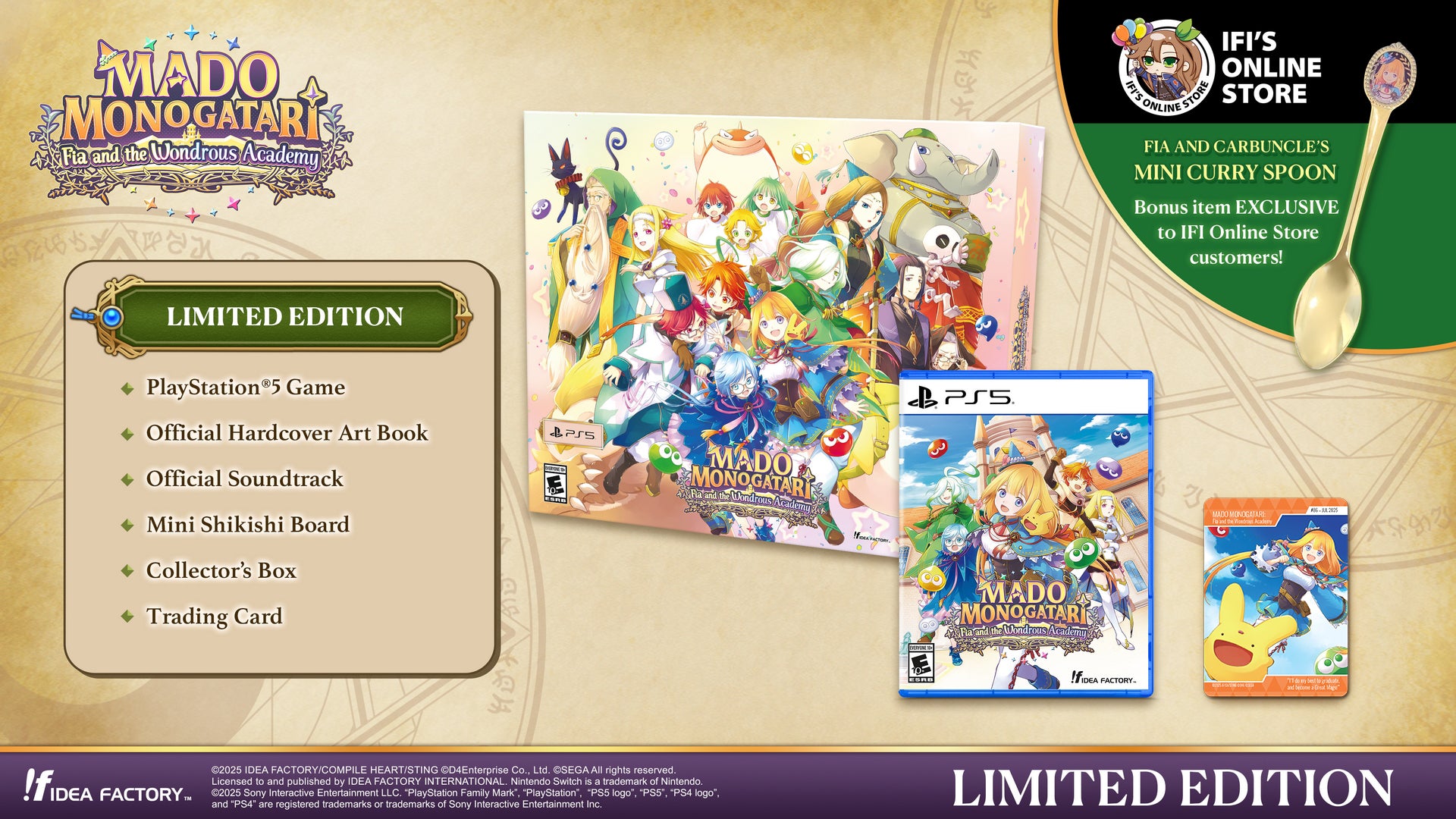 MADO MONOGATARI: Fia and the Wondrous Academy Limited Edition