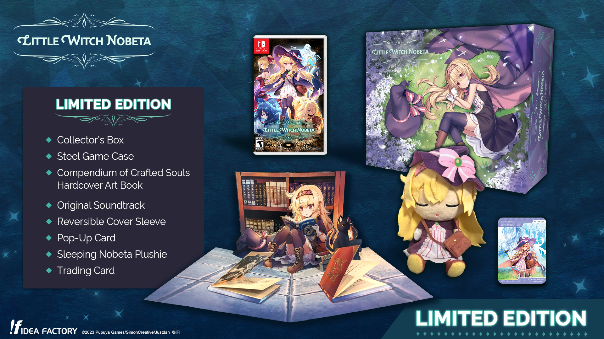 little witch academia card sleeves Little Witch Nobeta Limited Edition (PS4/Switch)